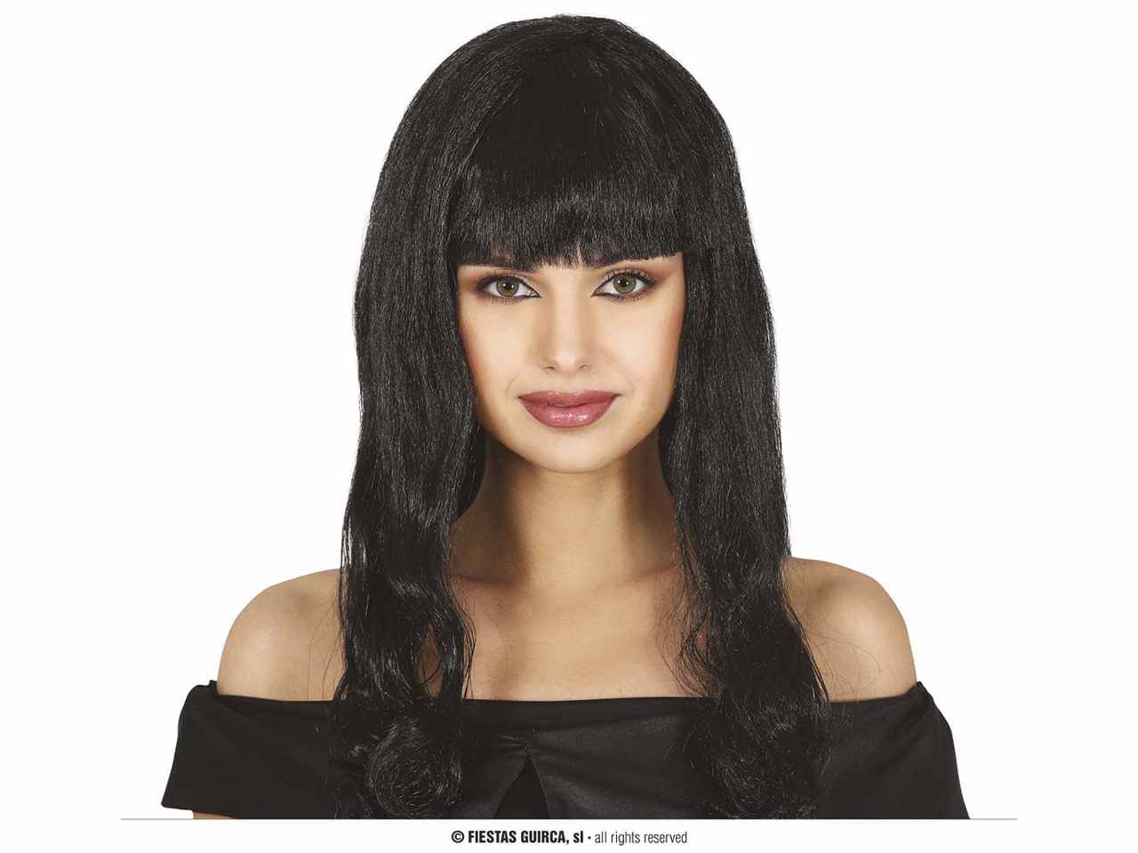 PARRUCCA MELENA COLORE NERO