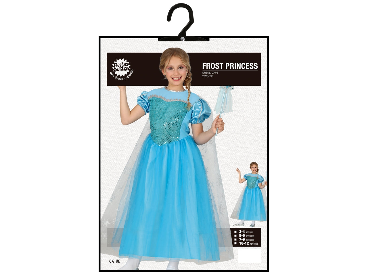 Costume frost princess 7-9 anni