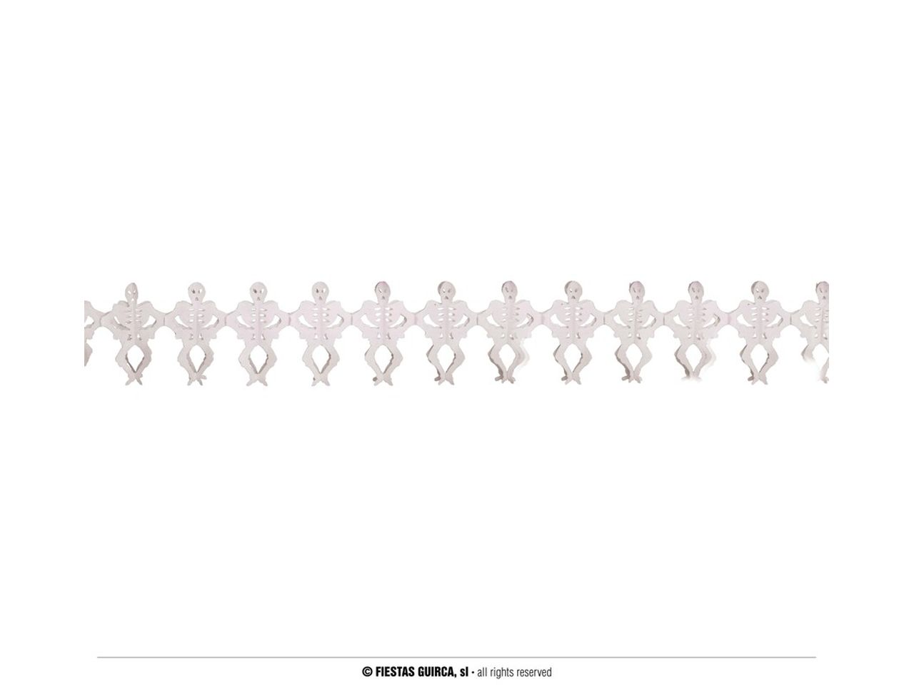 Ghirlanda con scheletri 25x400cm
