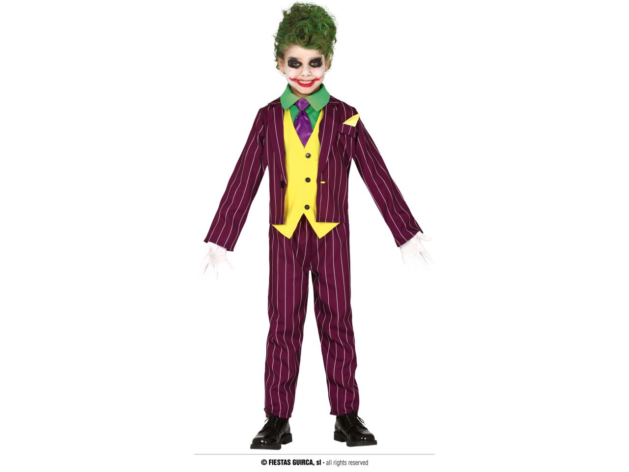 Costume crazy villan 7/9 anni