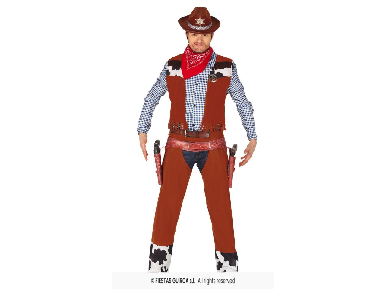Costume cowboy adulto taglia m 48-50