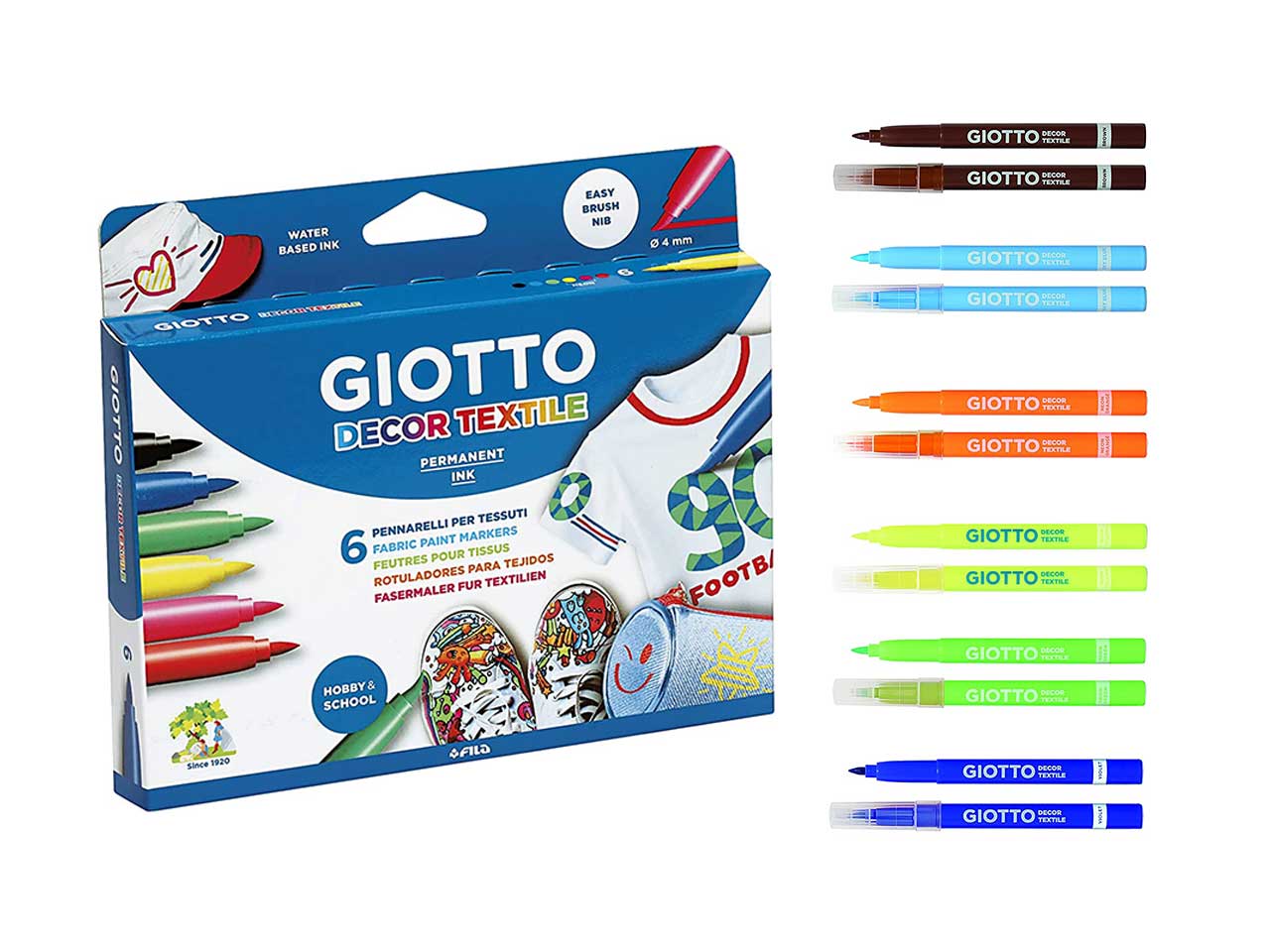 Pennarelli Giotto Decor Textile