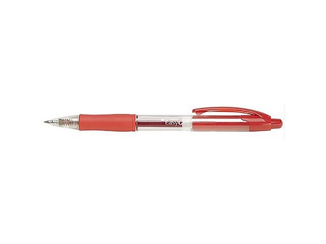 Penna a sfera Fila Easy Gel a base acqua refill autopulente rosso 0,5 mm