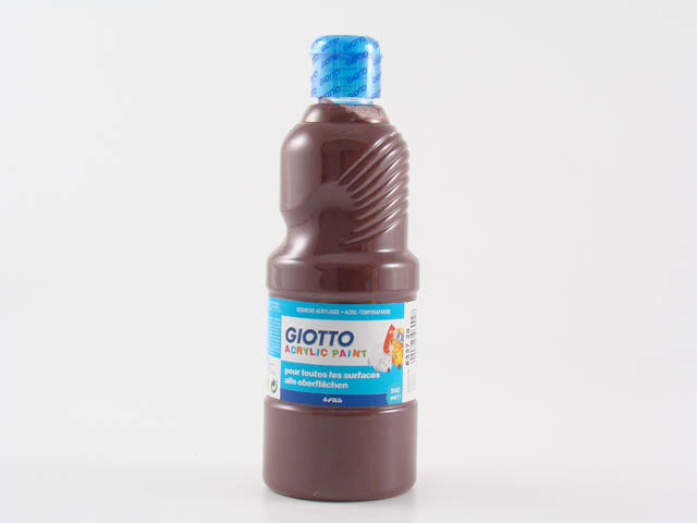 Tempera acrilica Giotto marrone 500 ml