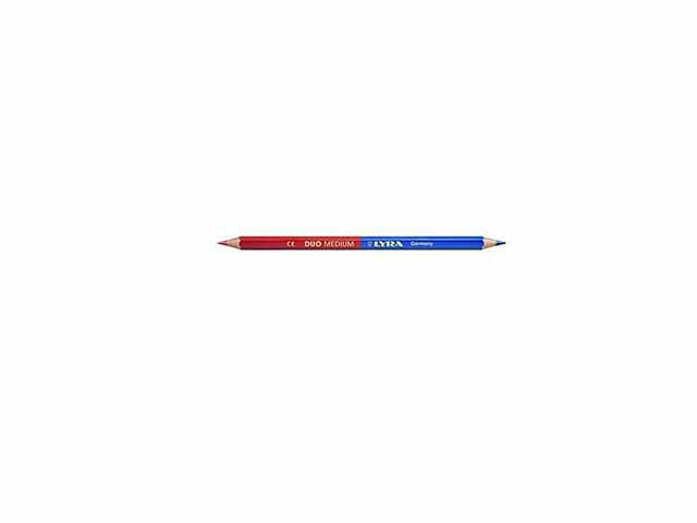 Matita Lyra bi con due mine esagonale medium rosso-blu S 7.6mm, mina D 3.8mm L 18 cm