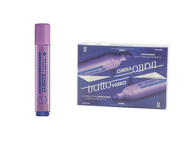 Evidenziatore lilla dimensione tratto 1-5mm 12 pezzi