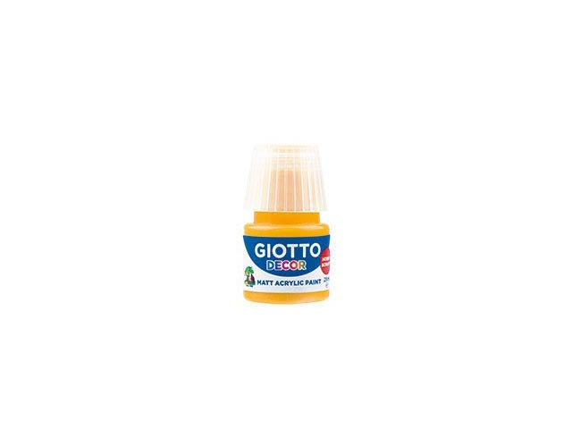 Tempera acrilica Giotto giallo 25 ml
