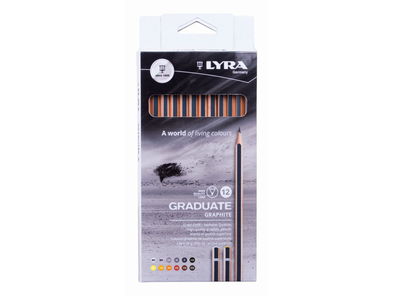 Matite lyra graduate graphite alta qualita' - la confezione comprende 12 matite