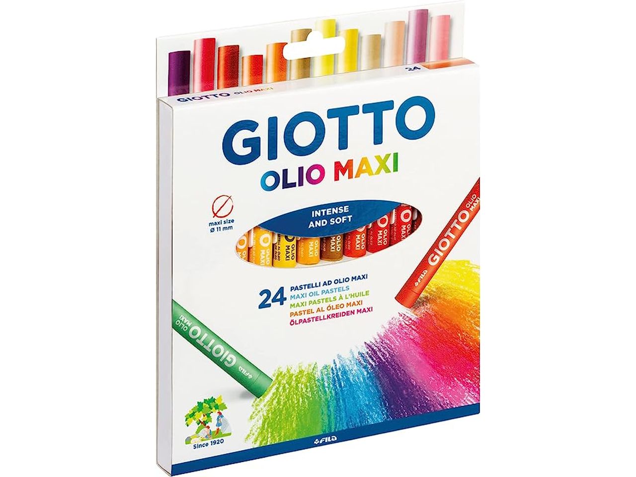 Giotto pastelli ad olio - la confezione comprende 24 pezzi F293800