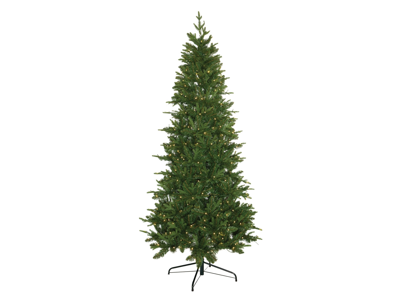 Albero di natale venere 230cm con 450led 1779 rami luce calda e giochi luce