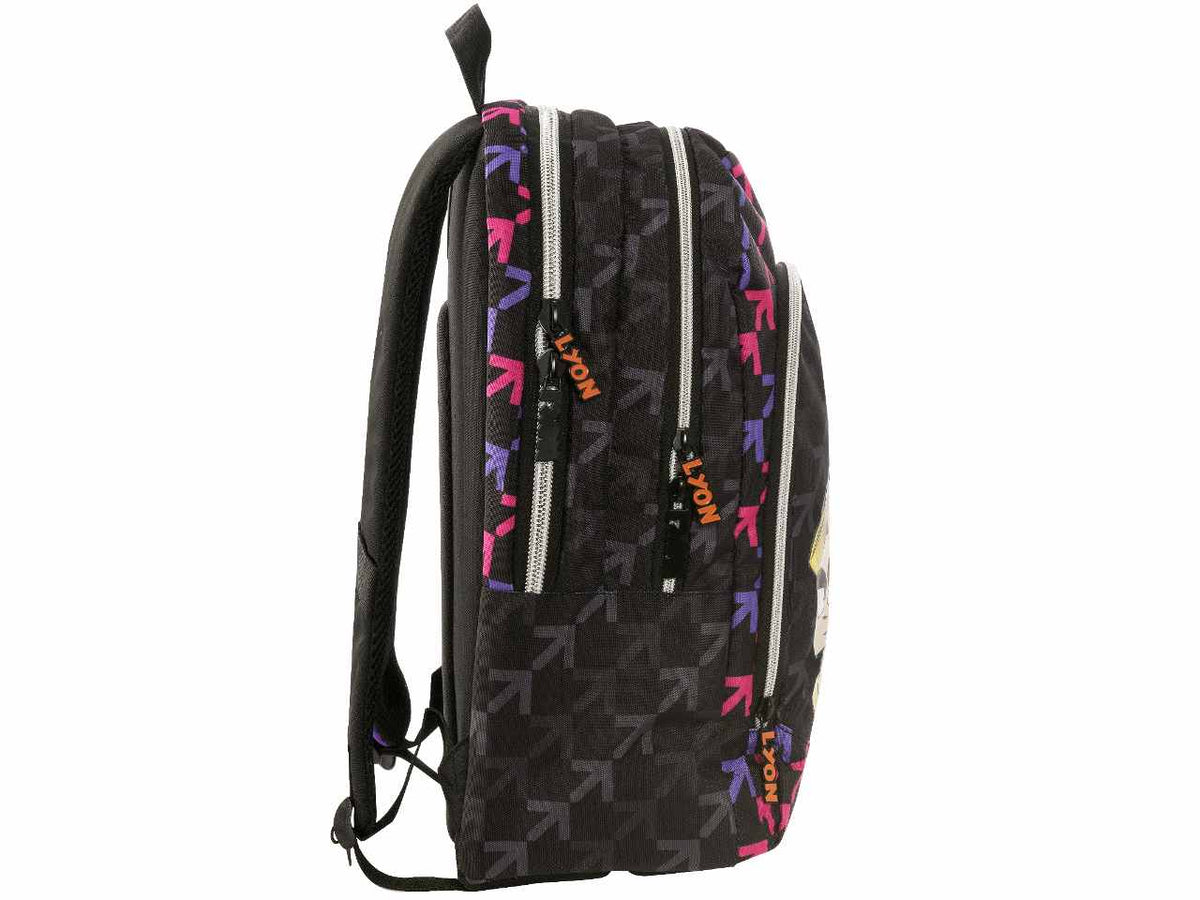Zaino organizzato trolley staccabile new lyon gamer + anna$