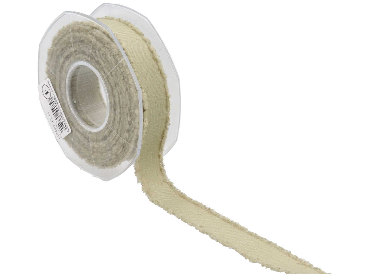 Nastro regalo sfrangiato verde salvia in tessuto 23mmx15 m - Furlanis