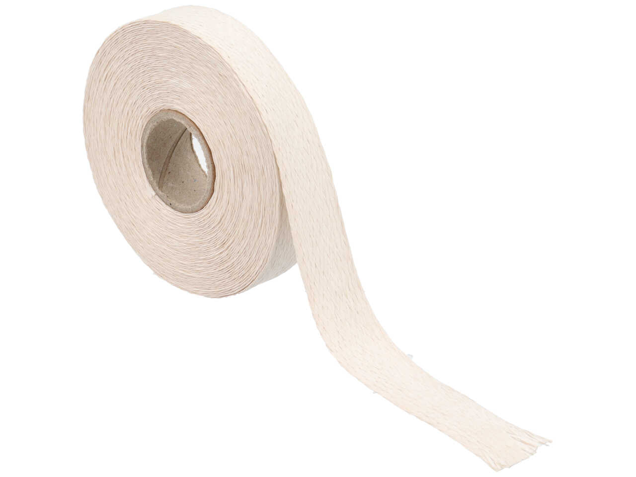 Nastro regalo in carta intrecciata avorio 24mmx10m, Made in Italy - Furlanis