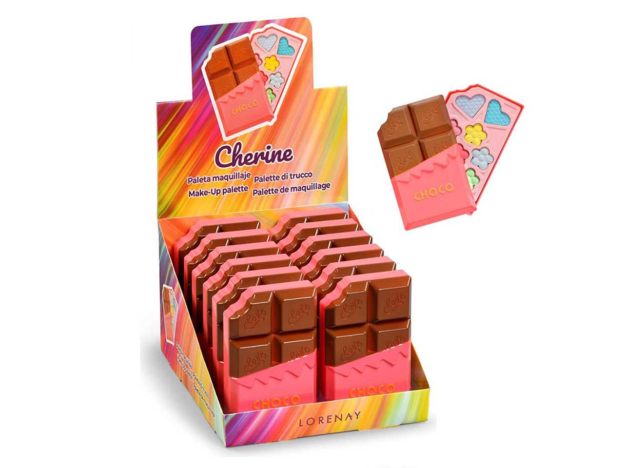 Cherine palette make-up cioccolato