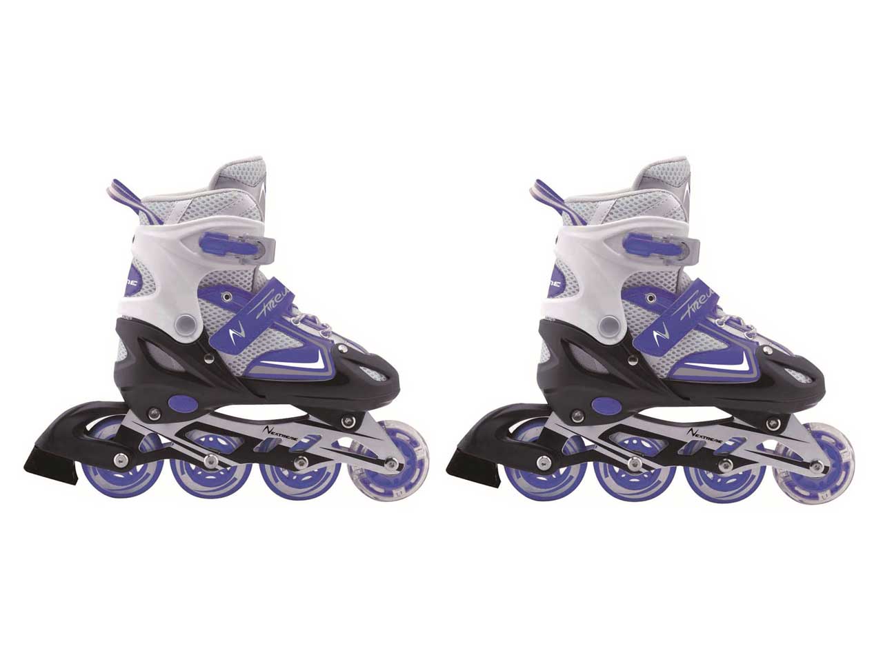 Pattini in linea firewheel colore blu