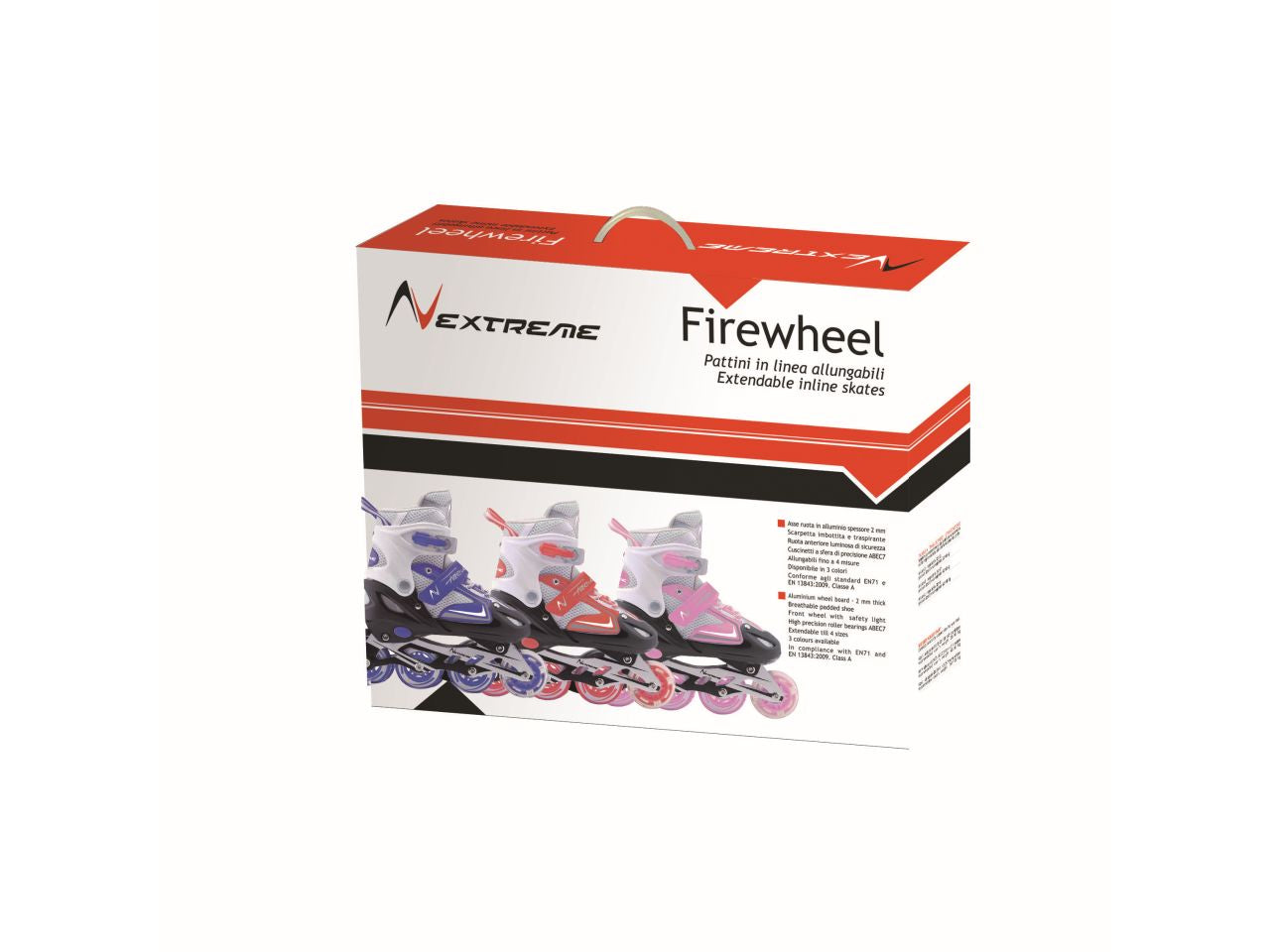 Pattini in linea firewheel colore blu