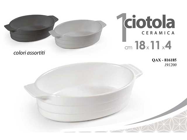 Pirofila ceramica 18x11x4cm 816185