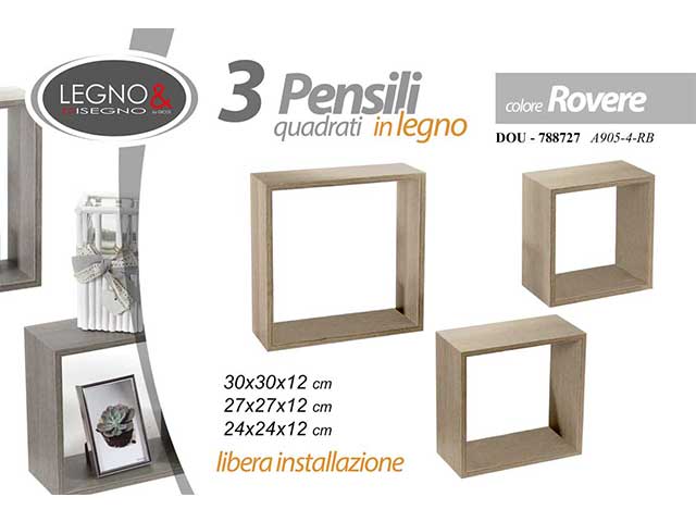 L.rovere moduli 3 pezzi 30/27/24 788727