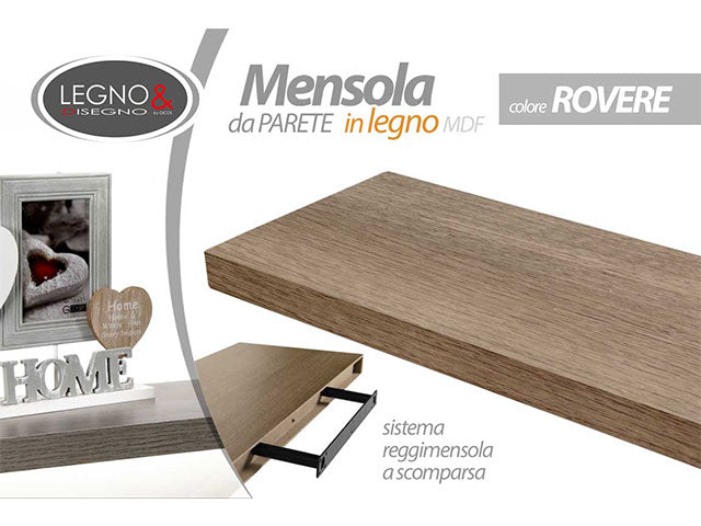 L.rovere mensola 100x25x4cm 788840
