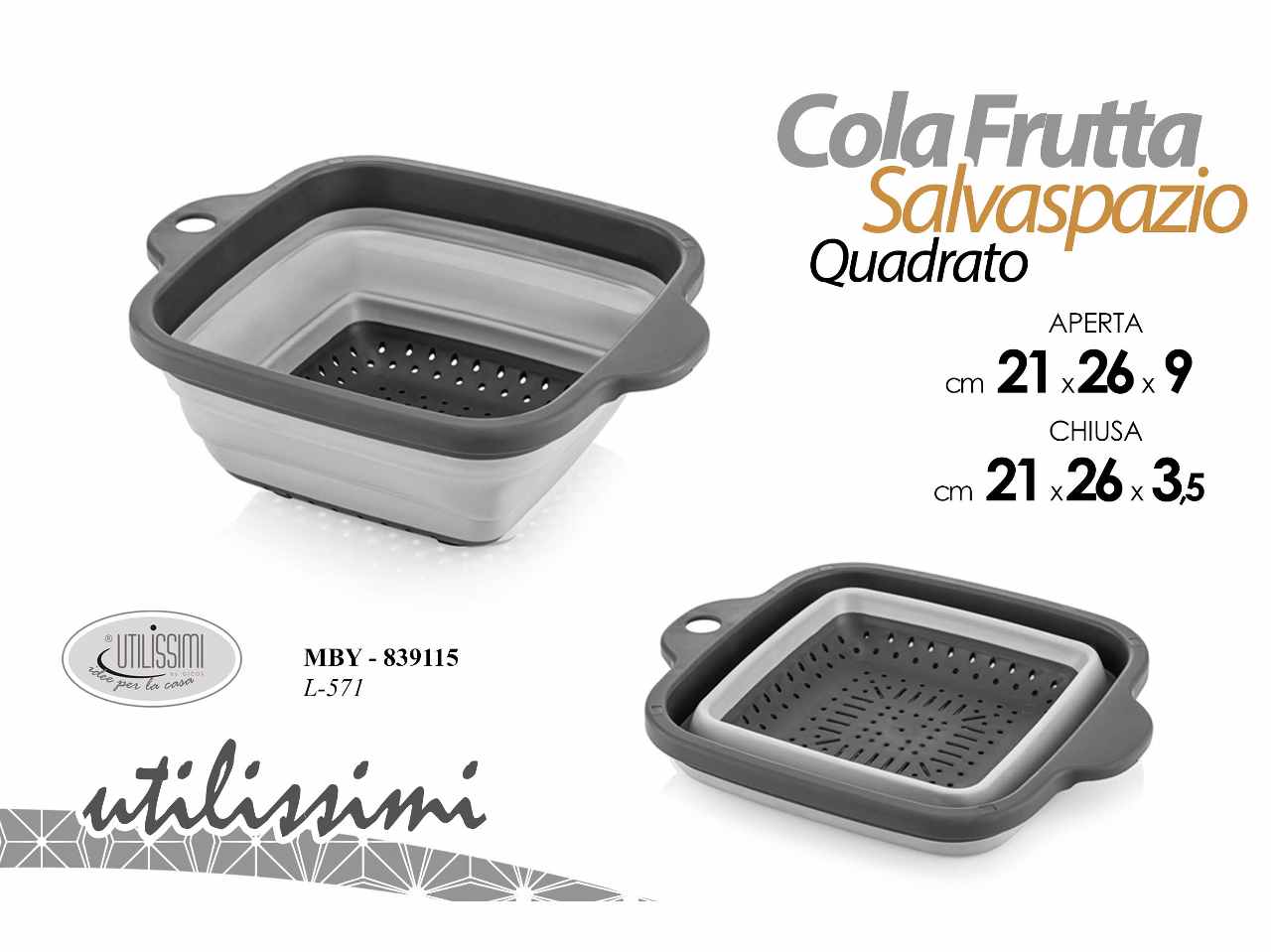 Colafrutta quadrato 21x26cm 839115