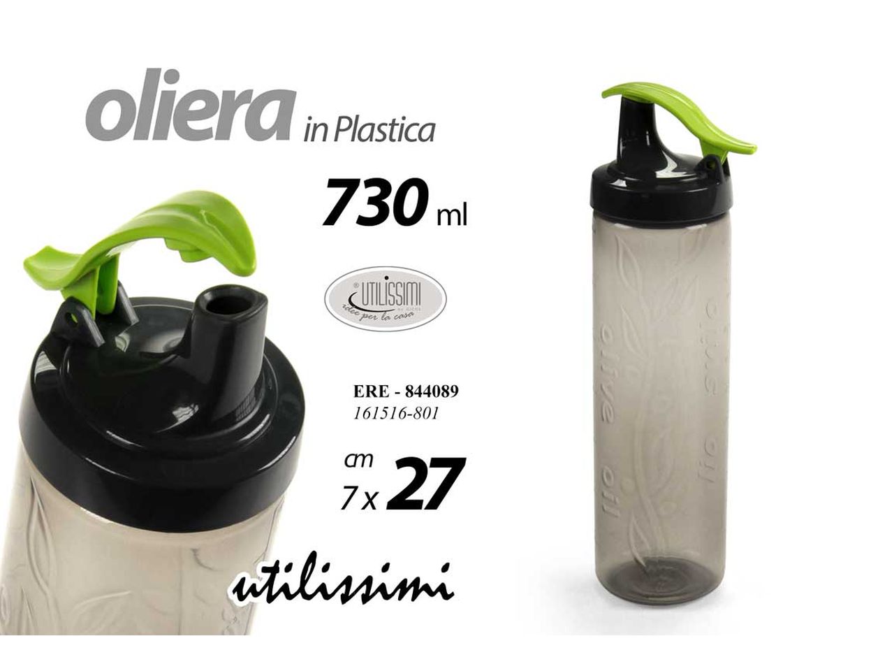 Oliera 730cc in plastica 7x27cm