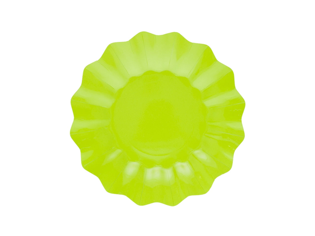 Piatti new shape 21cm lime - la confezione contiene 8 piatti