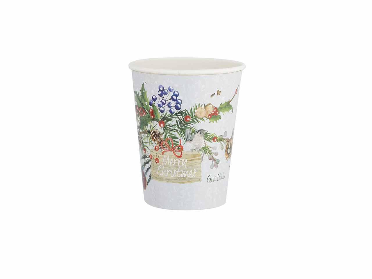 Bicchieri con 8 cover 250cc christmas frozen 8 pezzi$