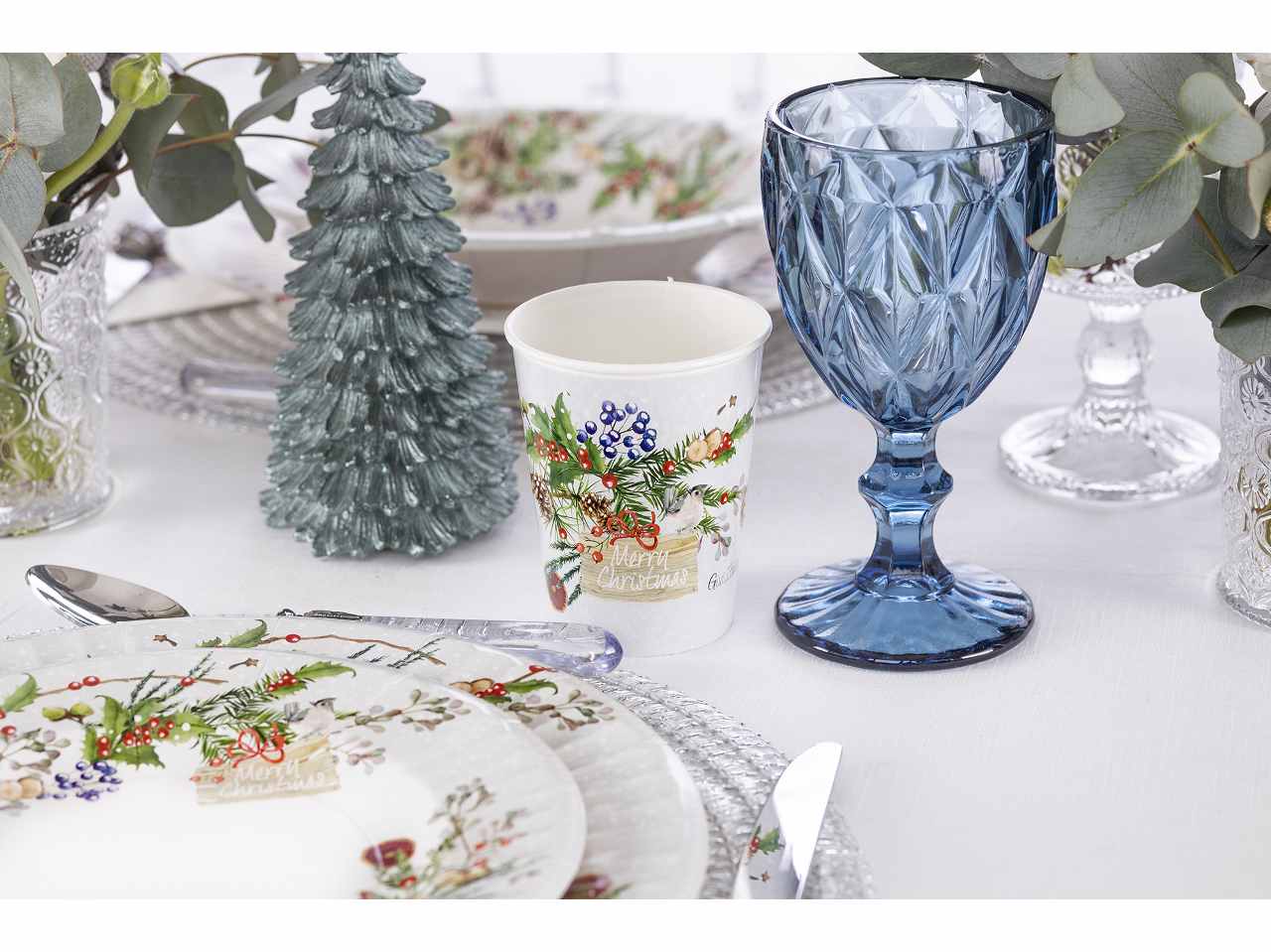 Bicchieri con 8 cover 250cc christmas frozen 8 pezzi$