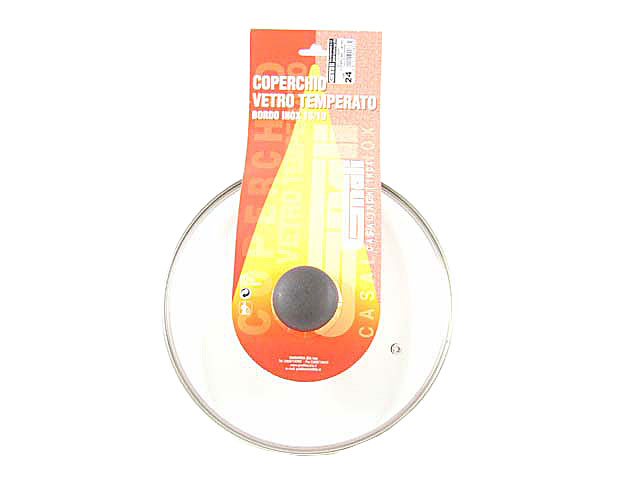Coperchio vetro temperato 24cm cov24pc