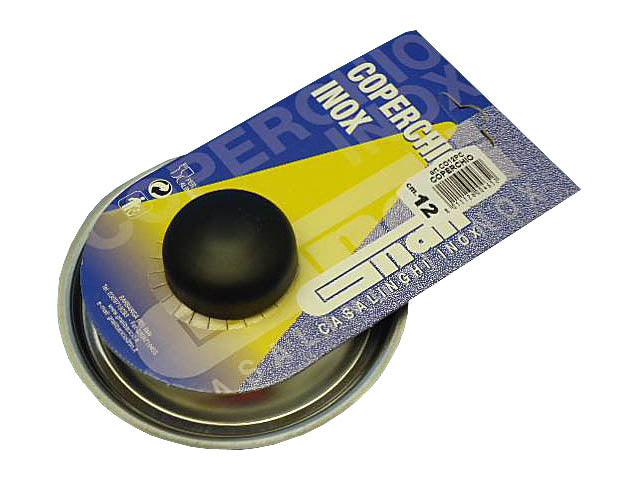 Coperchio inox 18/c pomolo 12cm c012pc