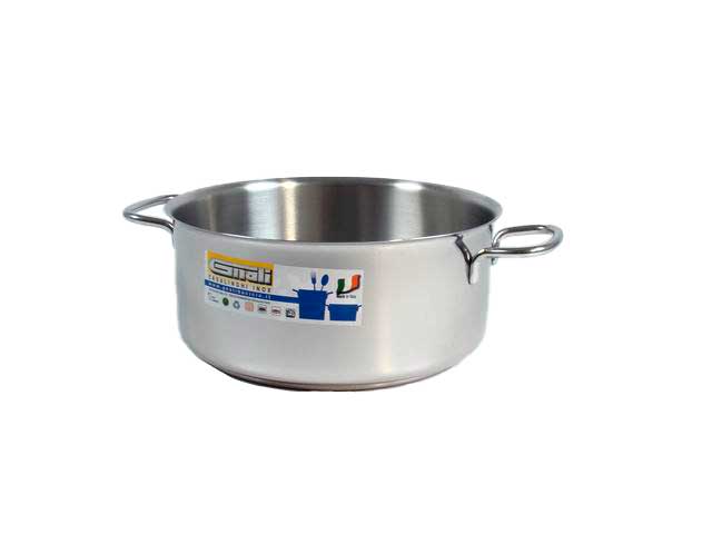 Casseruola fonda 22cm 2 manici c222