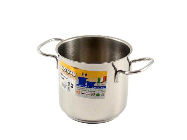 Pentola cm.12 inox 18/c realterm p212