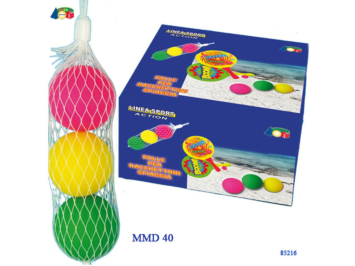 Palline per racchettoni - 3 pezzi