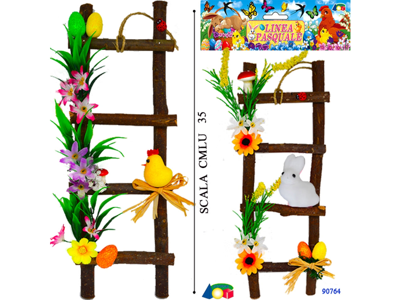 Scaletta con decoro pasquale