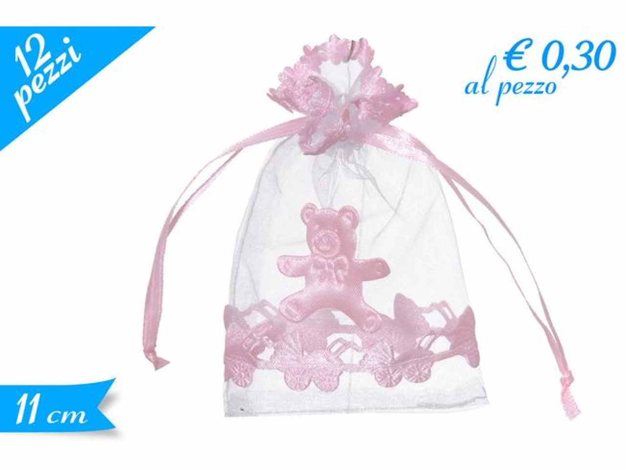 Sacchetto c/laccio rosa 571014