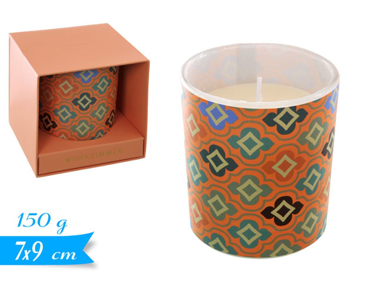 Candela in vaso india