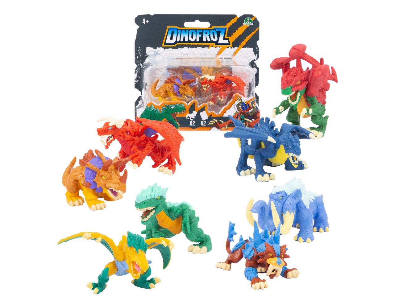 DinoFroz Blister di 2 Mini Personaggi Minifigures - Giochi Preziosi $
