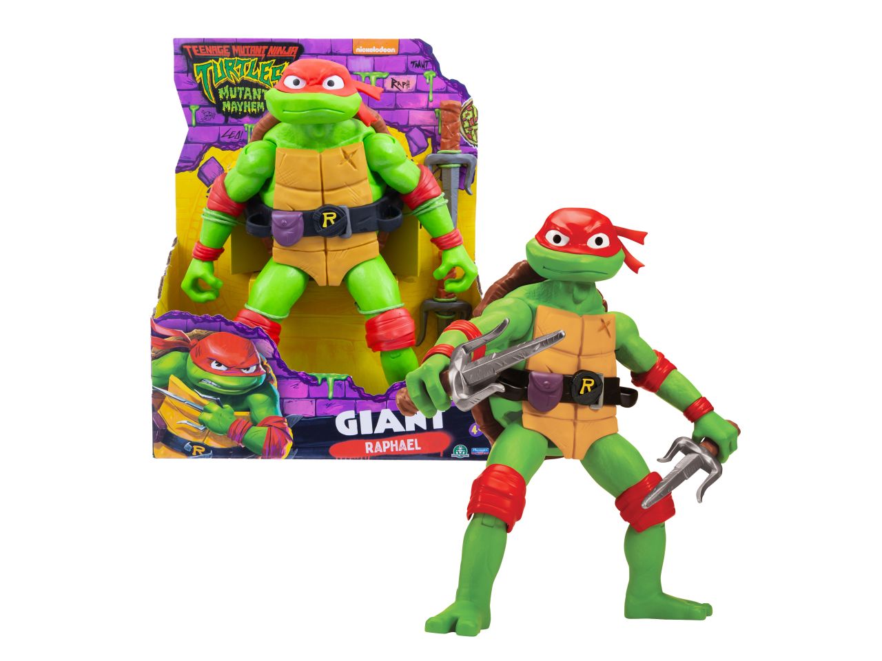 Tartarughe Ninja Giganti Action Figure di 30cm con Accessori- Giochi Preziosi $