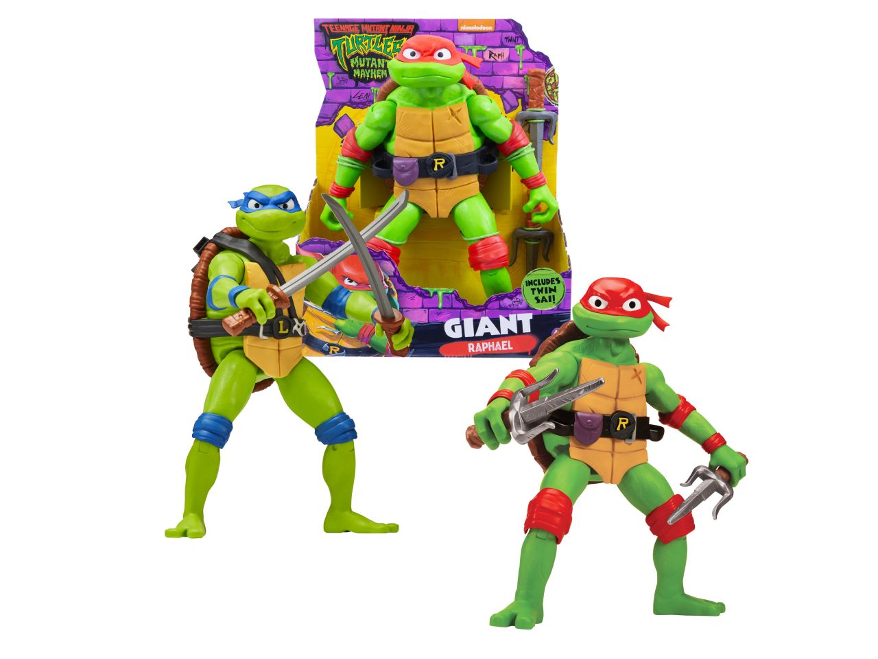 Tartarughe Ninja Giganti Action Figure di 30cm con Accessori- Giochi Preziosi $
