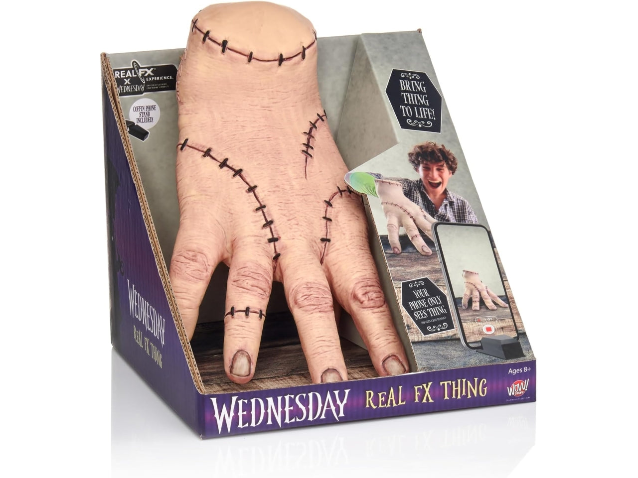 Mercoledi' mano real fx con effetti speciali e guanto green screen