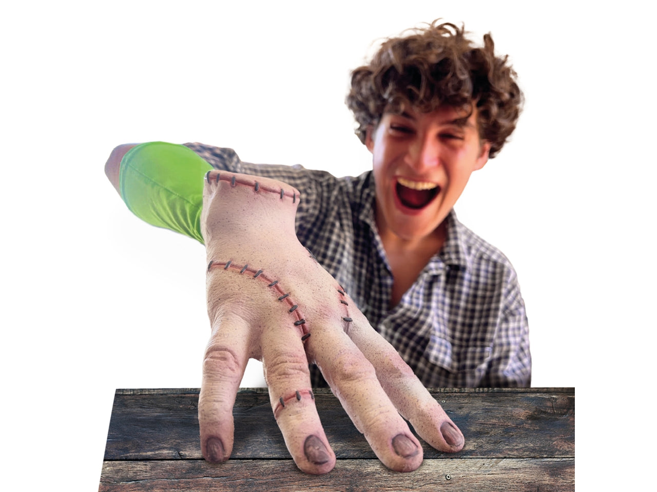 Mercoledi' mano real fx con effetti speciali e guanto green screen