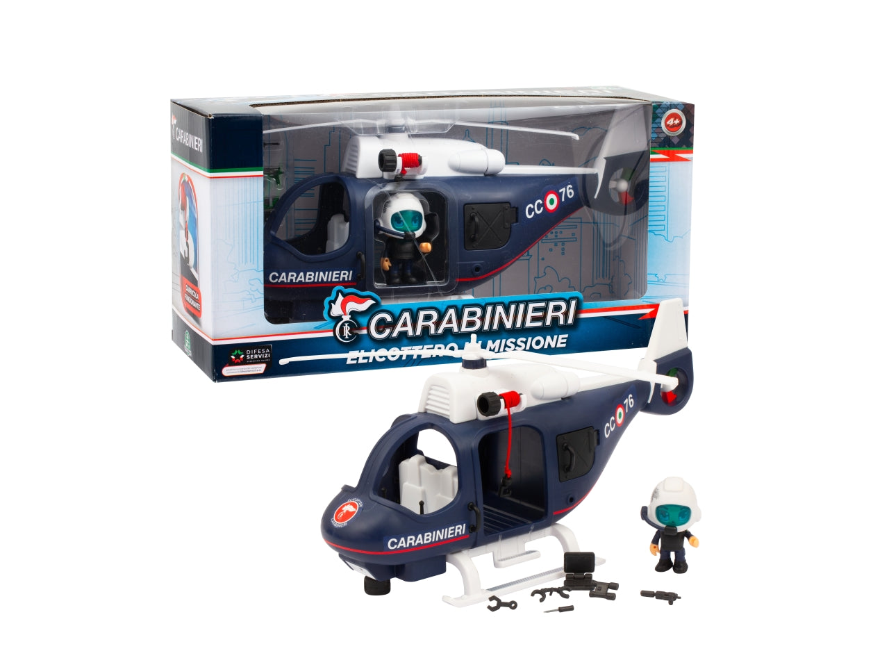 Carabinieri - elicottero con personaggio