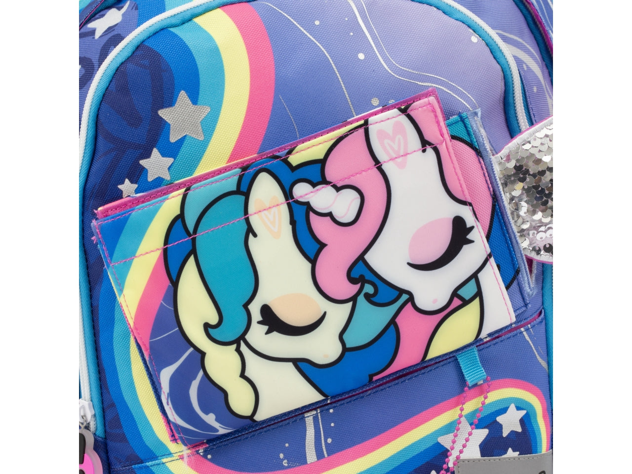 Zaino Estensibile GO POP Round Per Bambine, 3 Scomparti E Tasche Interne, Schienale E Spallacci Imbottiti, Con Fascia Personalizzata E Pop Up, Per Scuole Elementari e Medie - Giochi Preziosi
