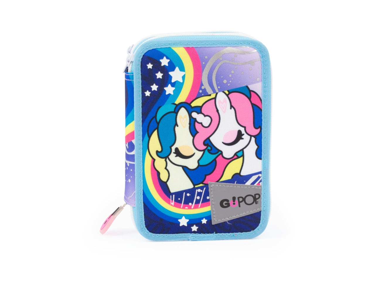 Astuccio Triplo GO POP, Completo di Set Cancelleria, Astuccio 3 Scomparti per Bambine e Ragazze, Prima Elementare, Per Scuola Elementare e Medie - Giochi Preziosi$