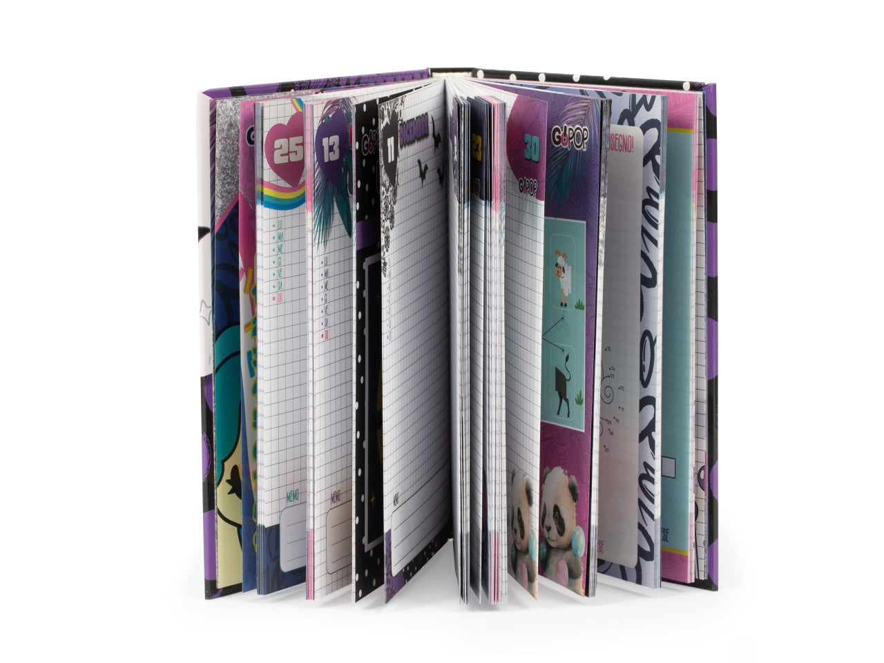 Gopop 24 diario assortito girl, multicolor, Made in Italy - Clementoni