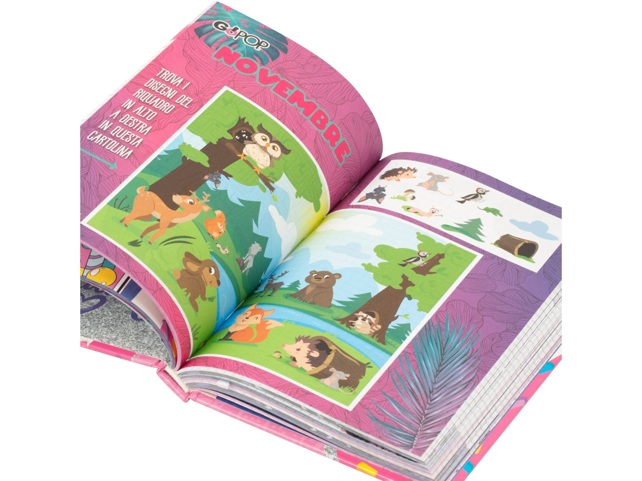 Gopop 24 diario assortito girl, multicolor, Made in Italy - Clementoni