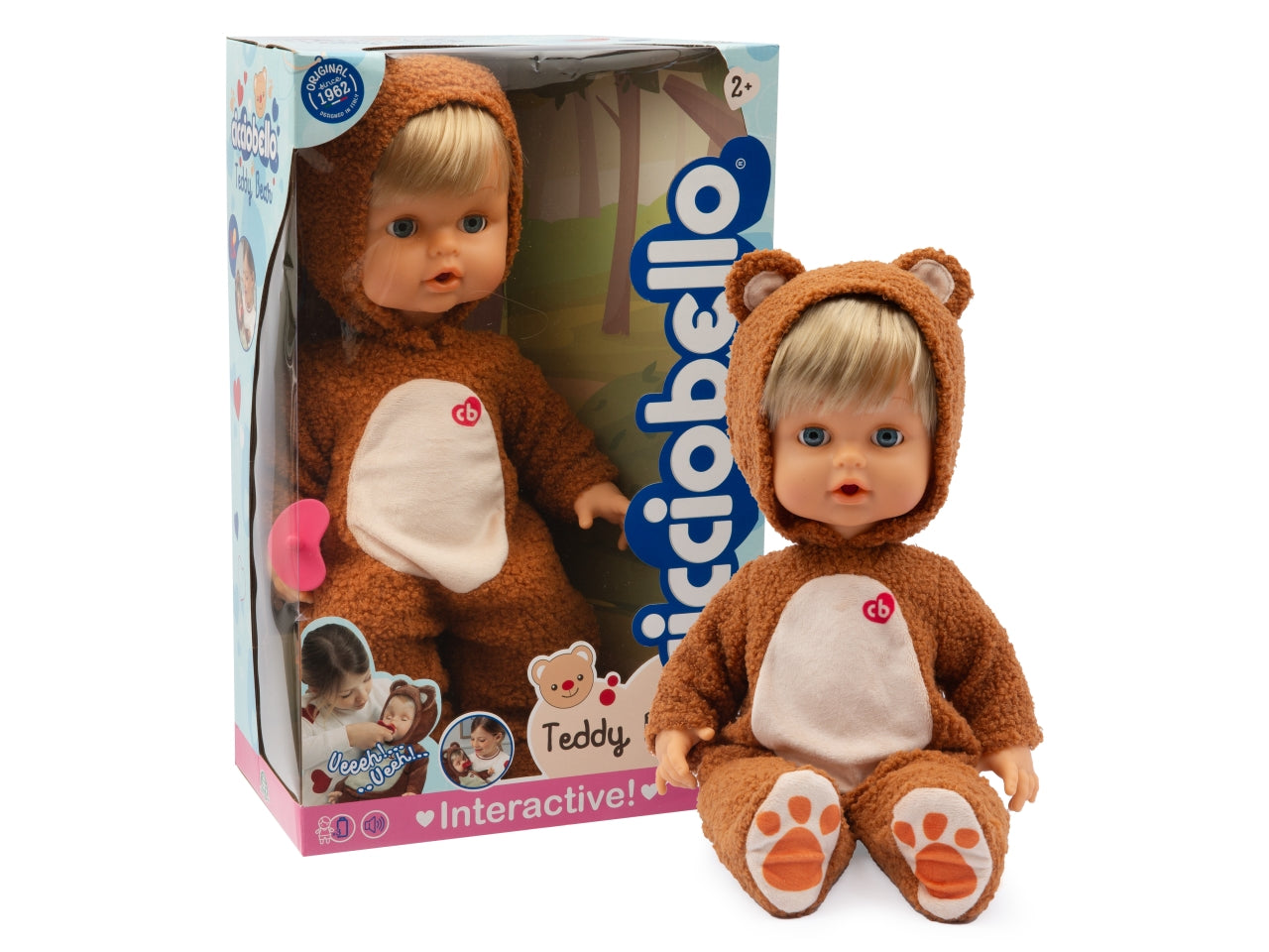 Cicciobello teddy bear - Cicciobello Teddy Bear è una bambola di 42 cm che - Giochi Preziosi