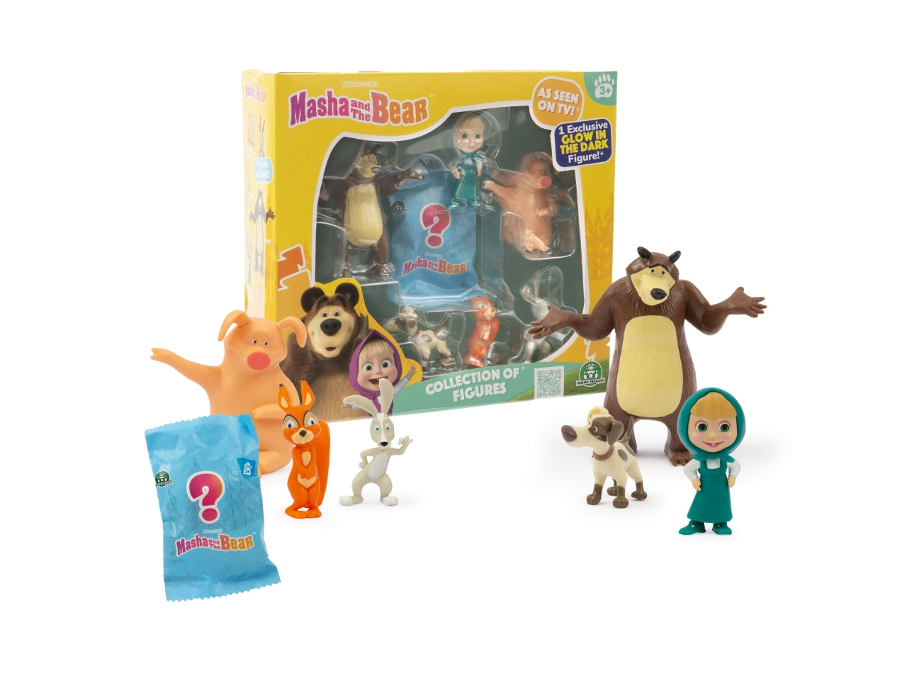 Masha set 7 personaggi - 7 mini personaggi di 5-7cm in unâunica confezione. Ogni confezione - Giochi Preziosi