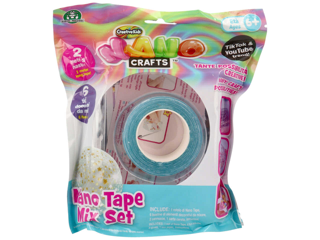 Nano craft nastri nano tape - Lâarticolo perfetto per chi è alle prime armi e vuole - Giochi Preziosi, Adatto per 6+ | Giochi Preziosi