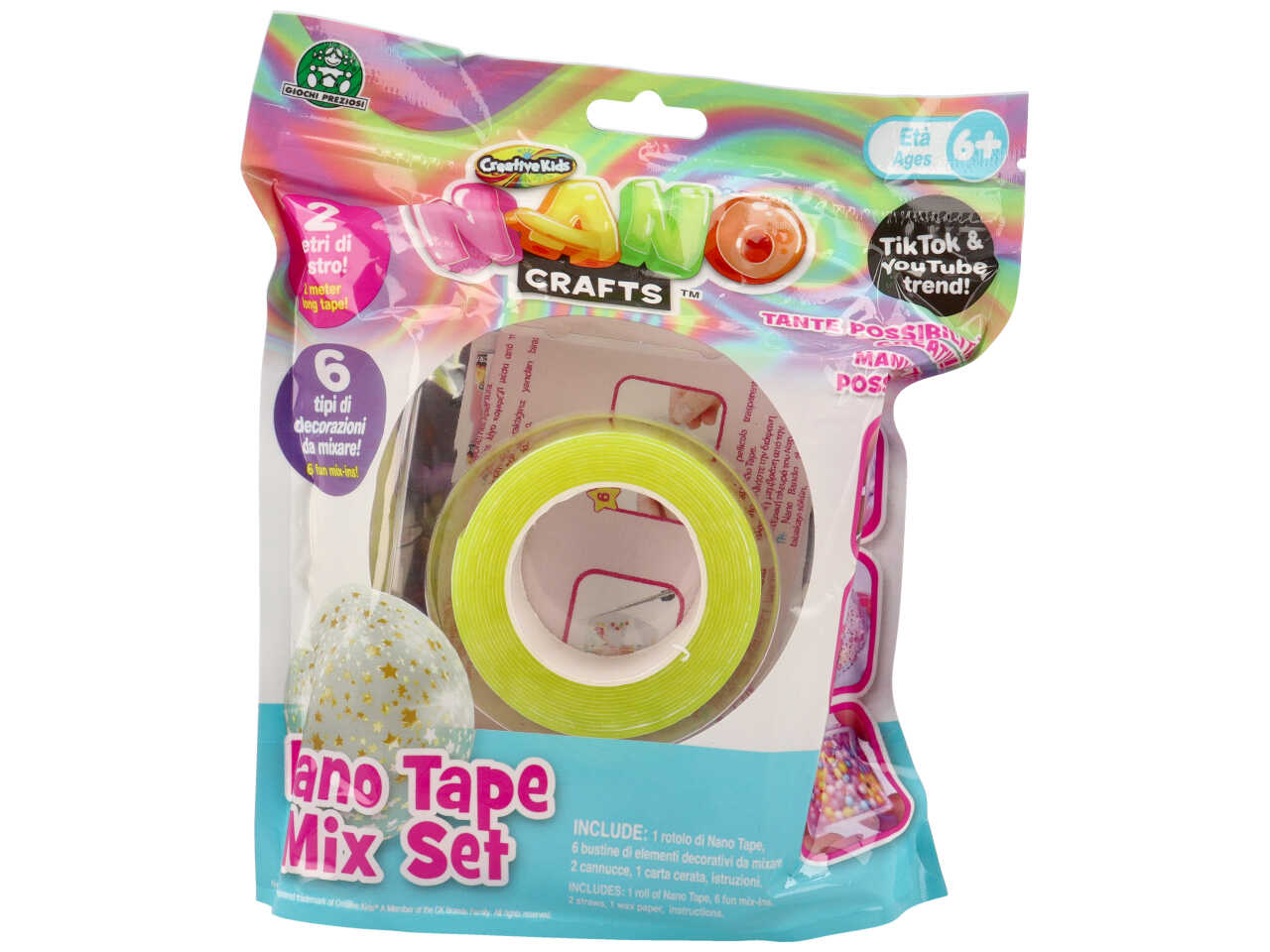 Nano craft nastri nano tape - Lâarticolo perfetto per chi è alle prime armi e vuole - Giochi Preziosi, Adatto per 6+ | Giochi Preziosi